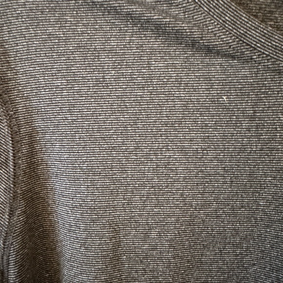 Zella Grey Striped Longsleeve T-Shirt | Size XL - Picture 5 of 6